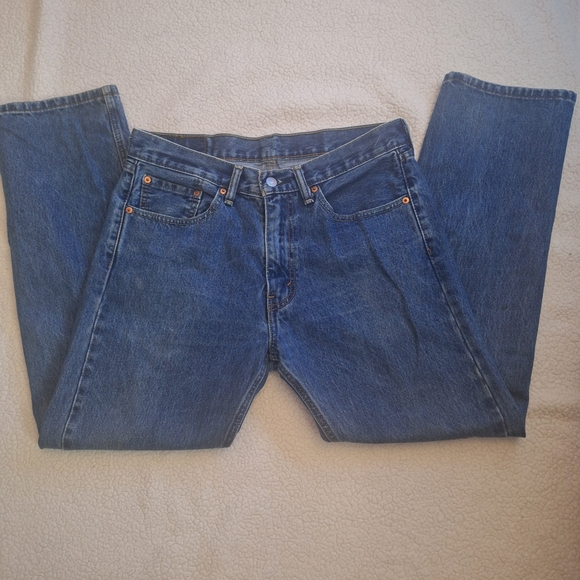 Levi's 505™ Regular Fit Men's Jeans Size W 33 L 30 - Picture 6 of 16